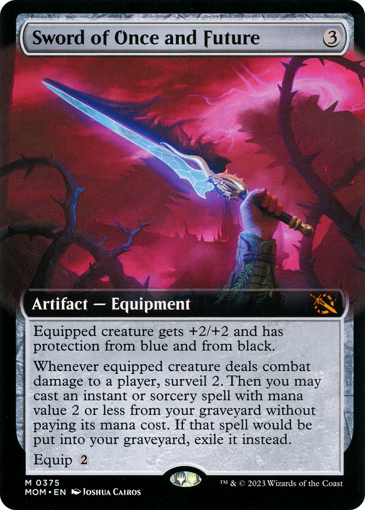 Sword of Once and Future - Mythic Artifact — Equipment card from March of the Machine