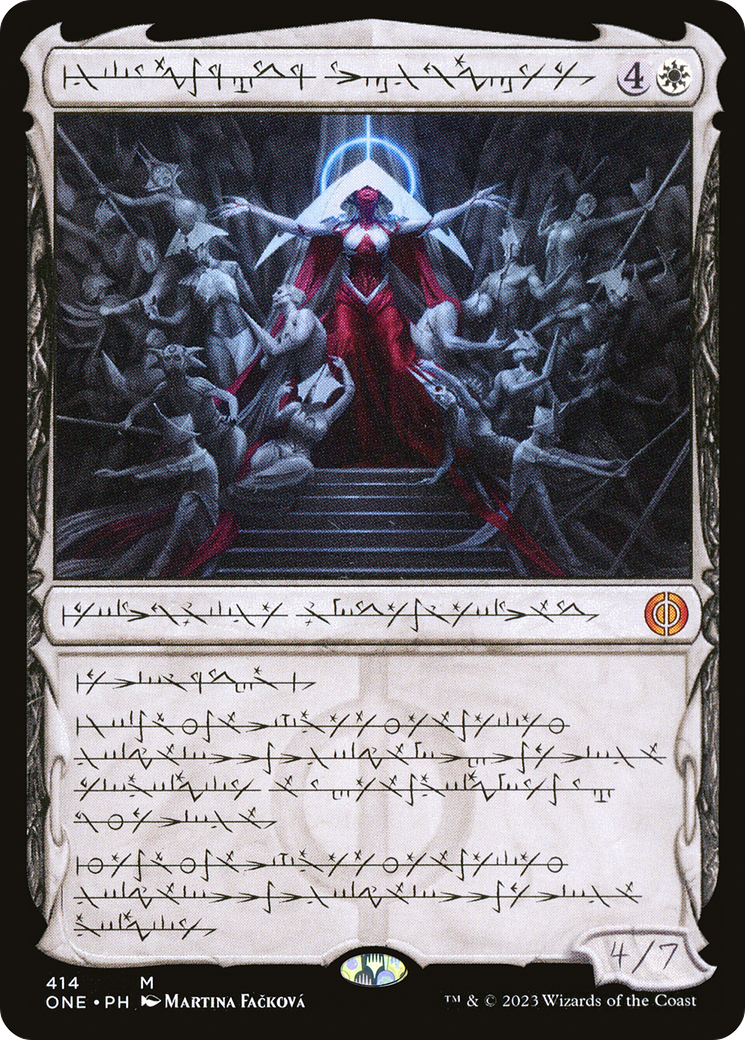 Elesh Norn, Mother of Machines - Mythic Legendary Creature — Phyrexian Praetor card from Phyrexia: All Will Be One