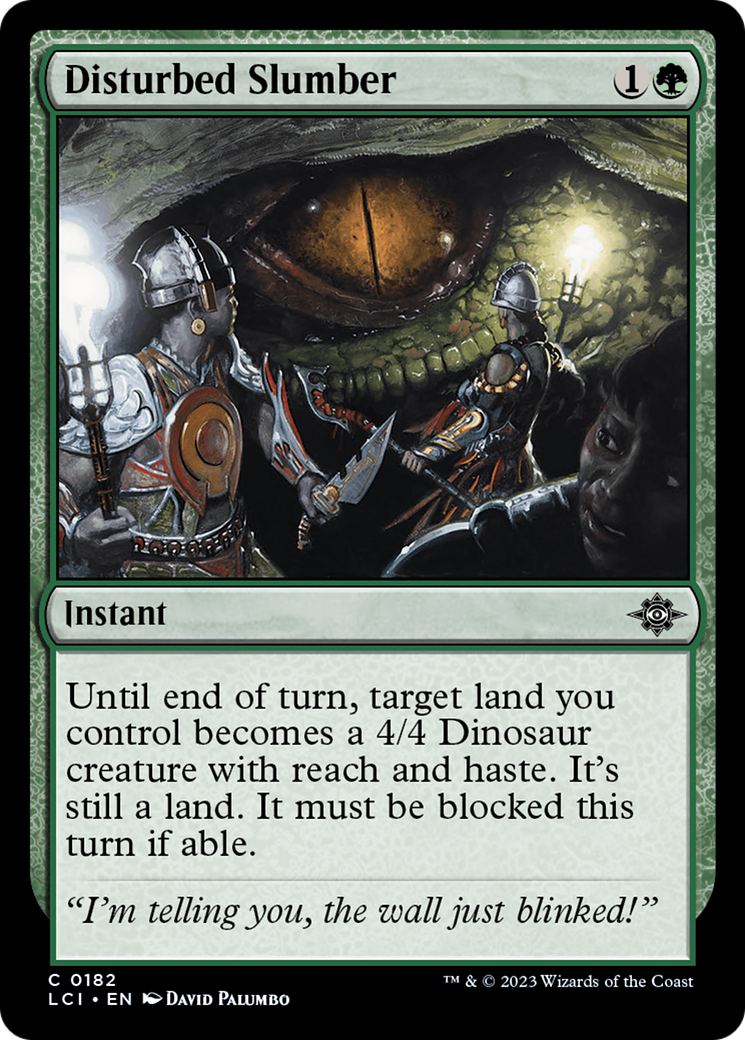 Disturbed Slumber - Common Instant card from The Lost Caverns of Ixalan