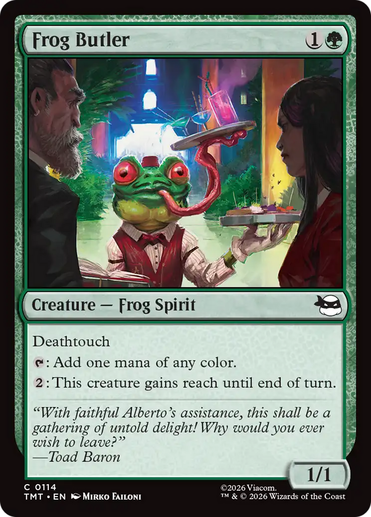 Frog Butler - Common Creature — Frog Spirit card from Teenage Mutant Ninja Turtles