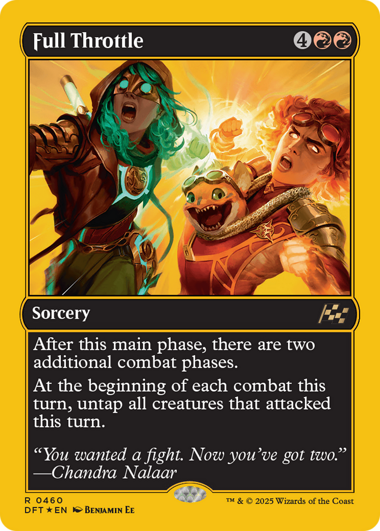 Full Throttle - Rare Sorcery card from Aetherdrift