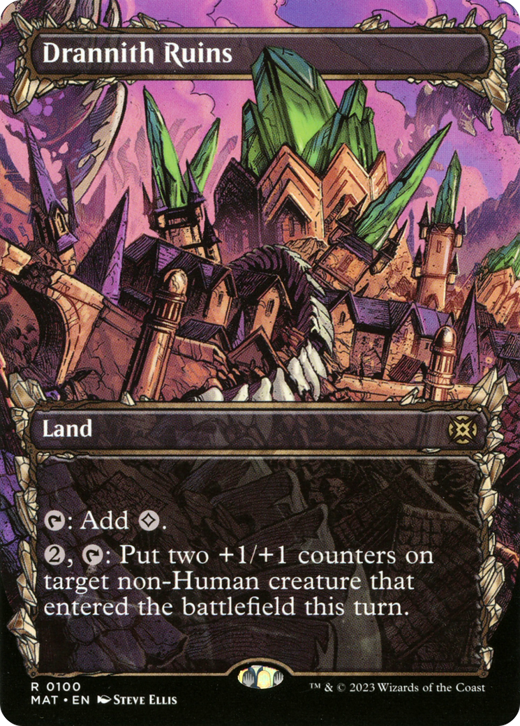 Drannith Ruins - Rare Land card from March of the Machine: The Aftermath