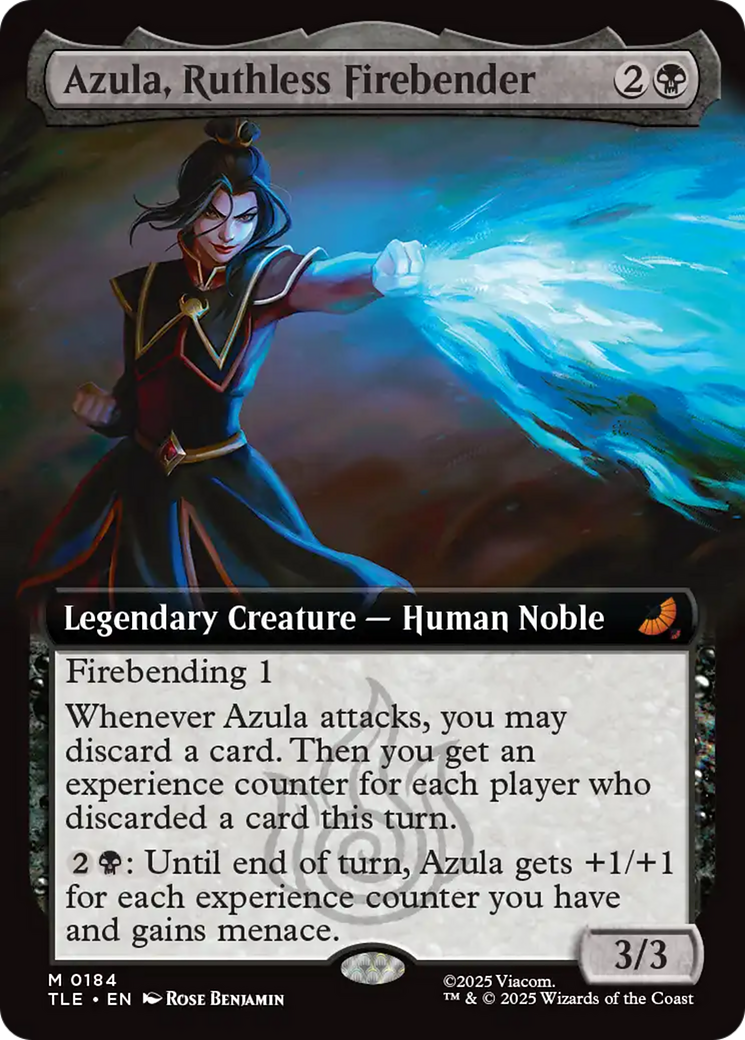 Azula, Ruthless Firebender - Mythic Legendary Creature — Human Noble card from Avatar: The Last Airbender Eternal