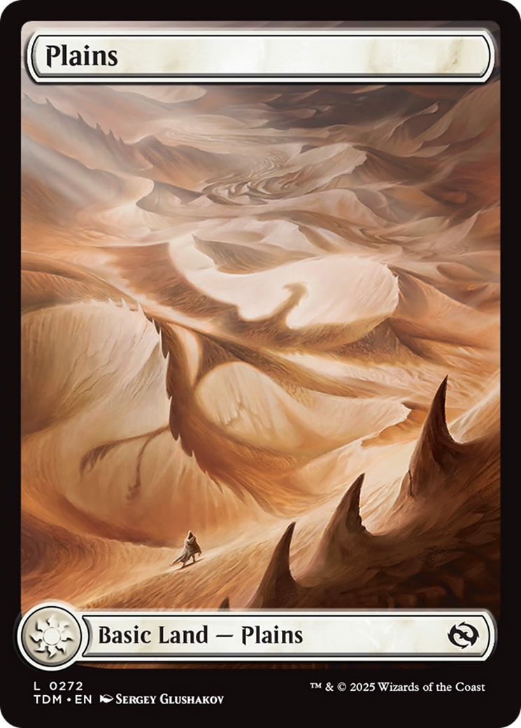 Plains - Common Basic Land — Plains card from Tarkir: Dragonstorm