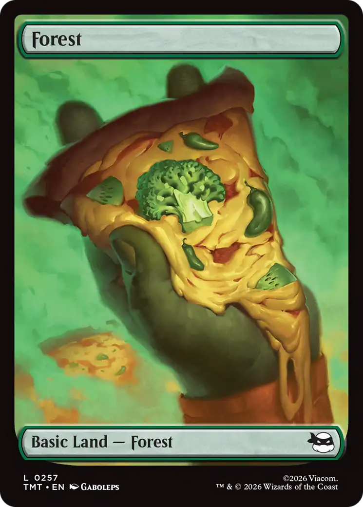 Forest - Common Basic Land — Forest card from Teenage Mutant Ninja Turtles