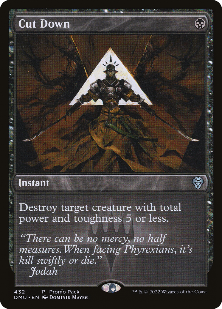 Cut Down - Uncommon Instant card from Dominaria United