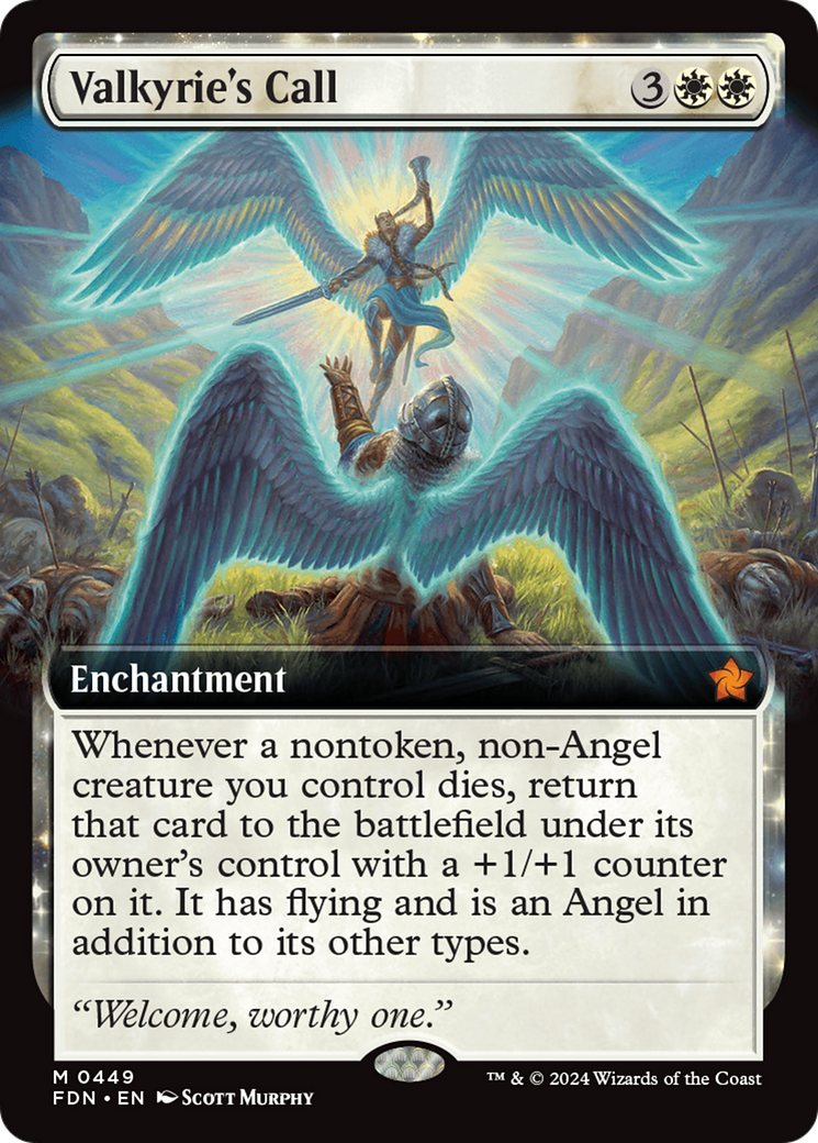 Valkyrie's Call - Mythic Enchantment card from Foundations