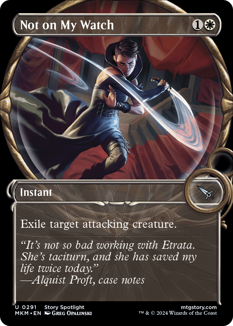 Not on My Watch - Uncommon Instant card from Murders at Karlov Manor