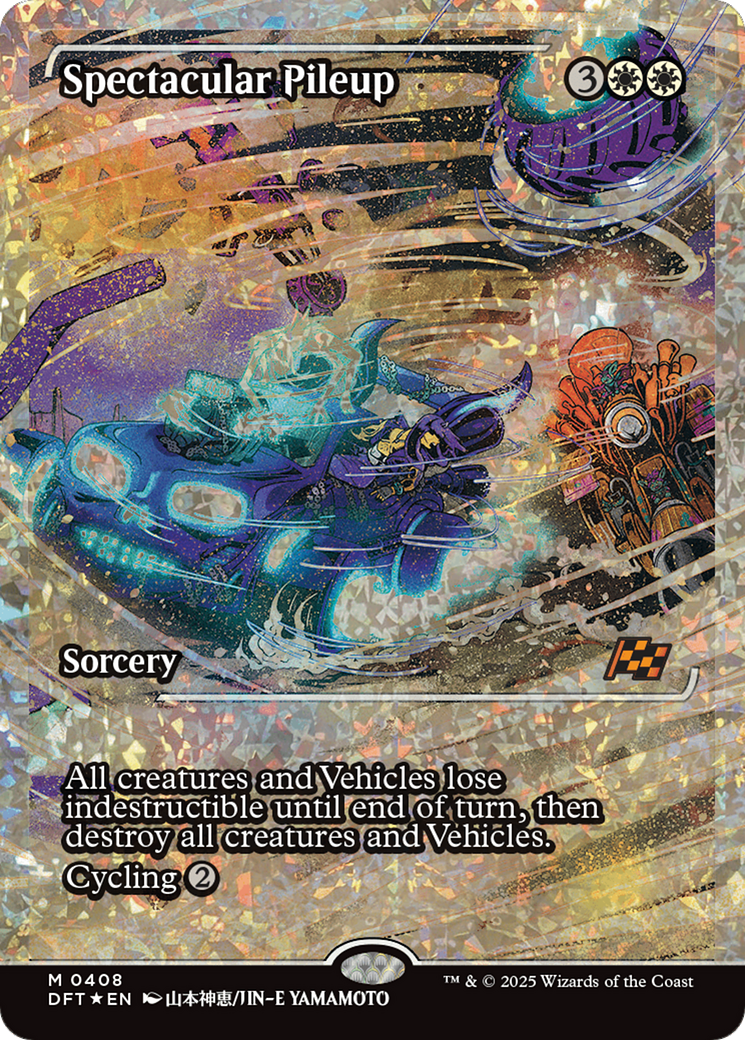 Spectacular Pileup - Mythic Sorcery card from Aetherdrift