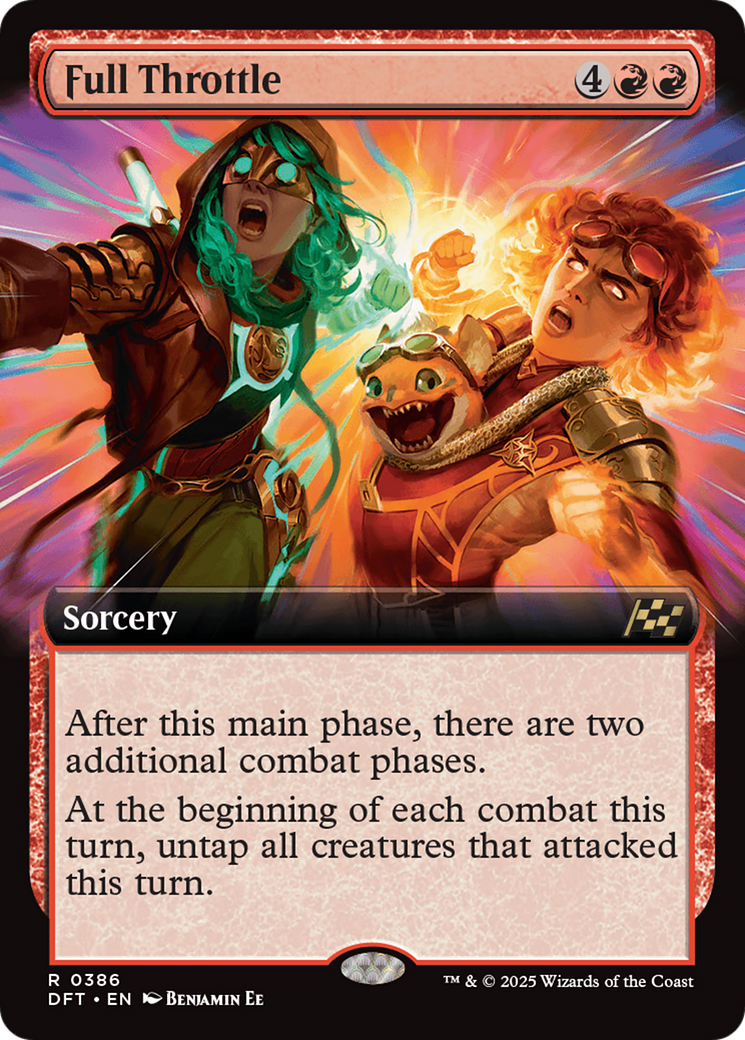 Full Throttle - Rare Sorcery card from Aetherdrift