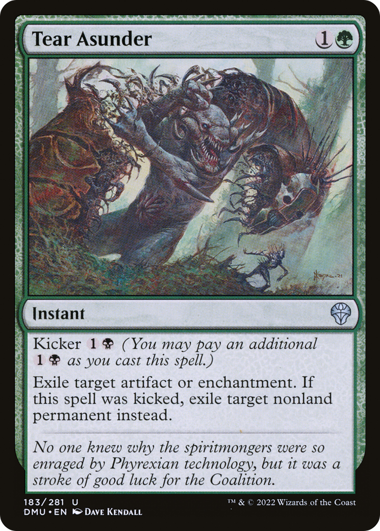 Tear Asunder - Uncommon Instant card from Dominaria United