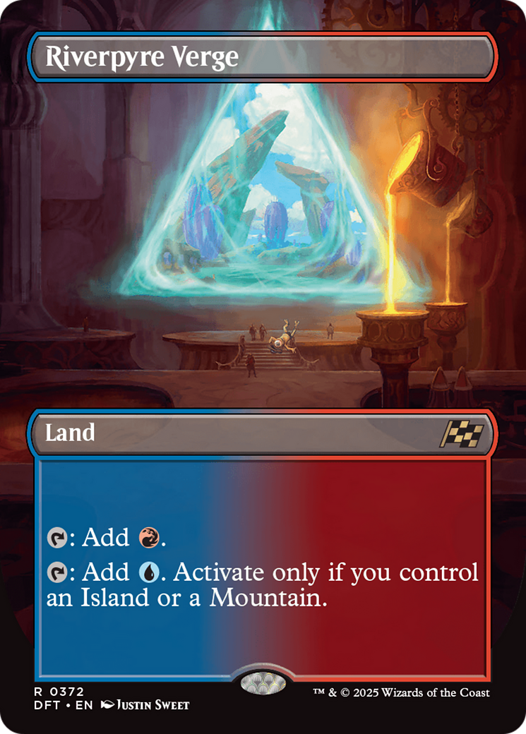 Riverpyre Verge - Rare Land card from Aetherdrift