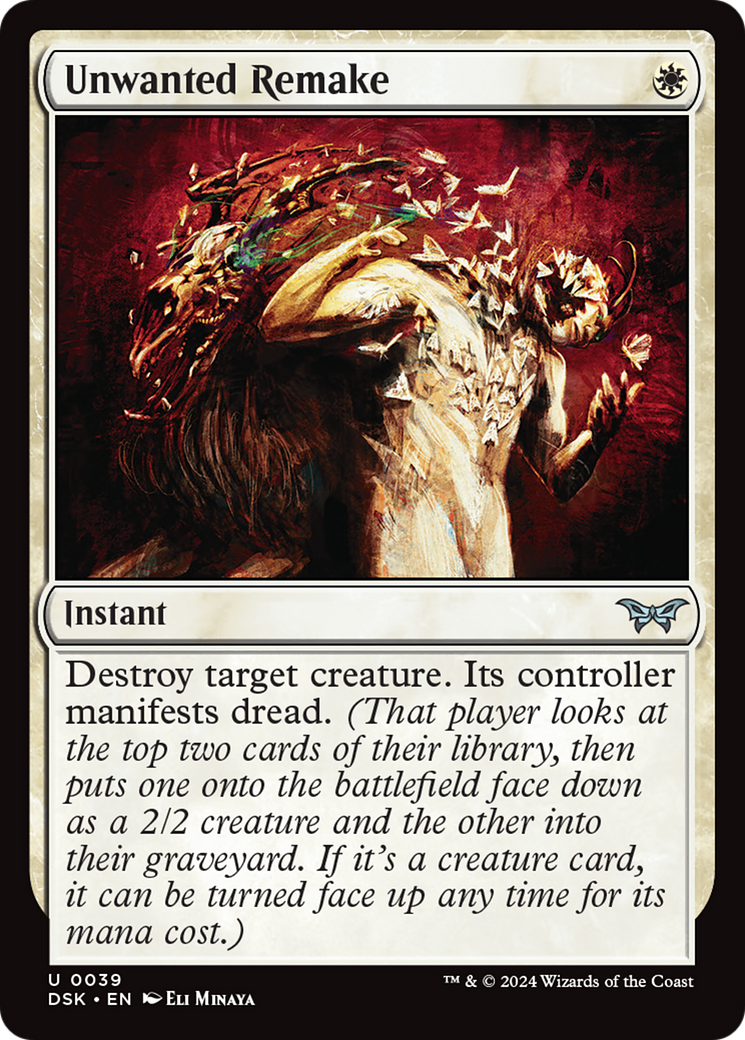 Unwanted Remake - Uncommon Instant card from Duskmourn: House of Horror
