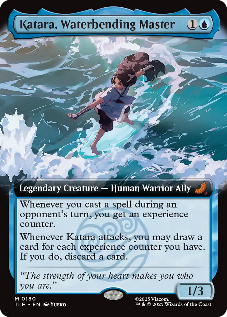 Katara, Waterbending Master - Mythic Legendary Creature — Human Warrior Ally card from Avatar: The Last Airbender Eternal