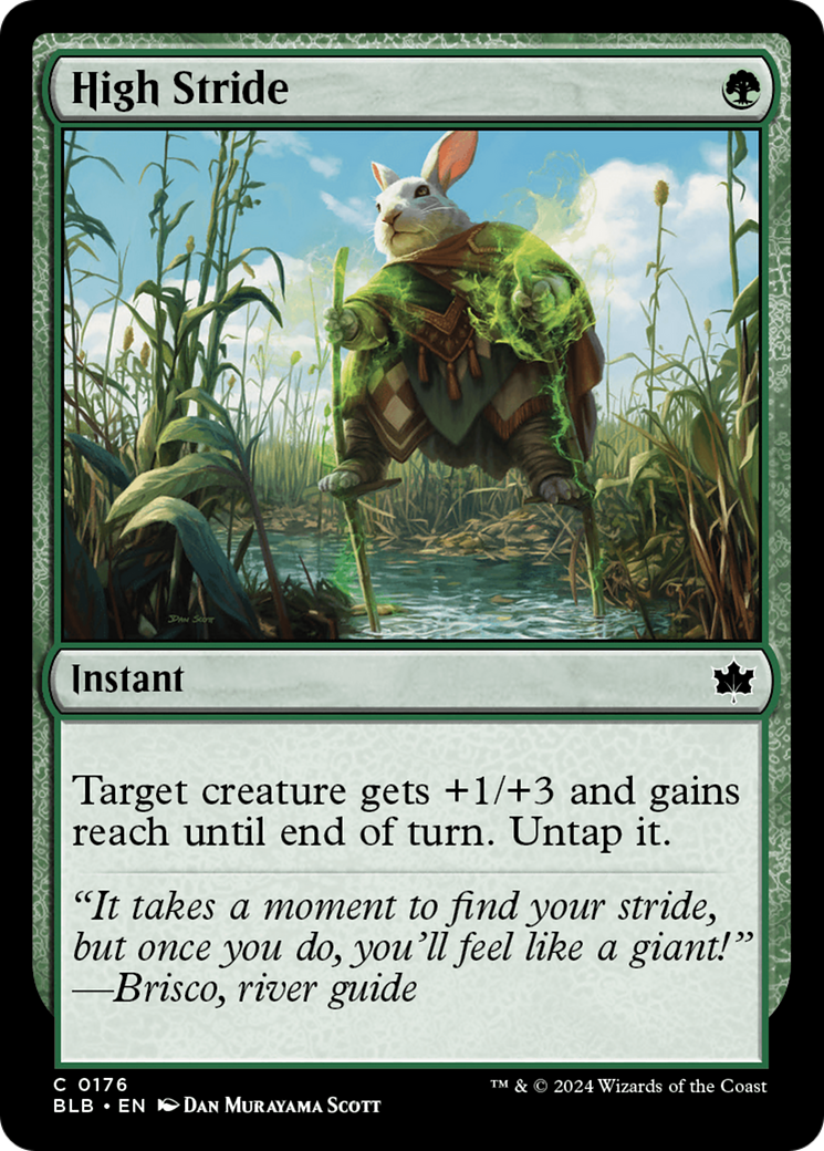 High Stride - Common Instant card from Bloomburrow
