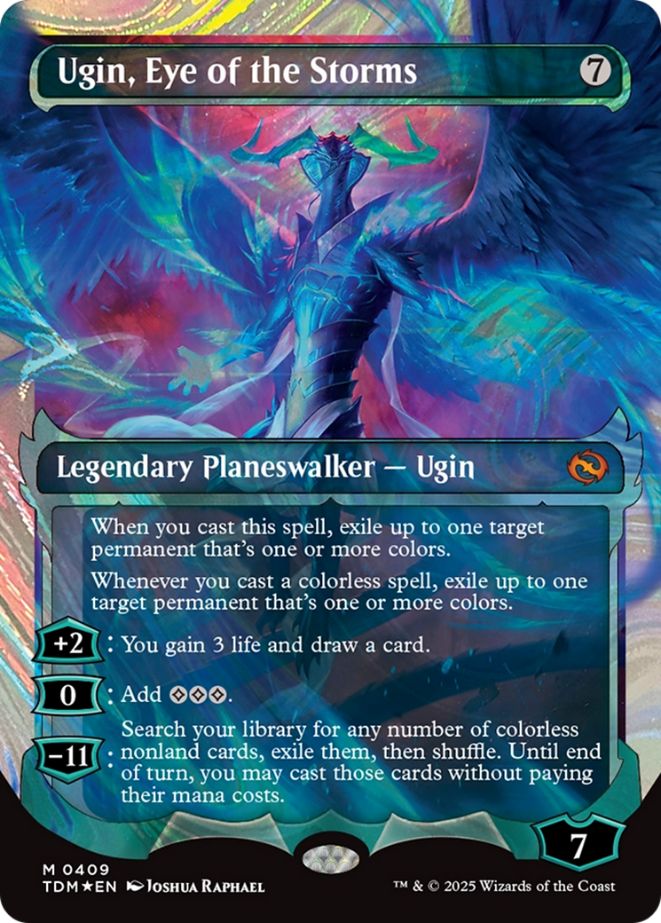 Ugin, Eye of the Storms - Mythic Legendary Planeswalker — Ugin card from Tarkir: Dragonstorm