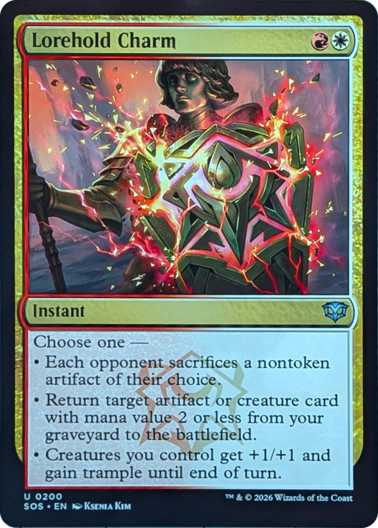 Lorehold Charm - Uncommon Instant card from Secrets of Strixhaven