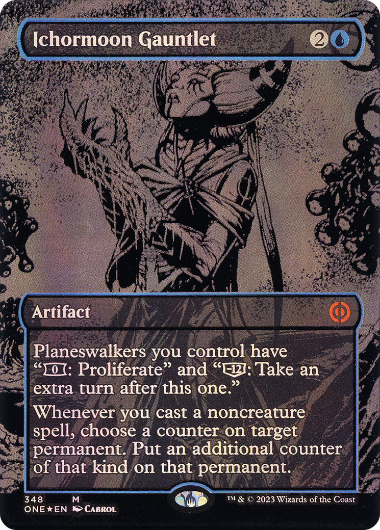Ichormoon Gauntlet - Mythic Artifact card from Phyrexia: All Will Be One