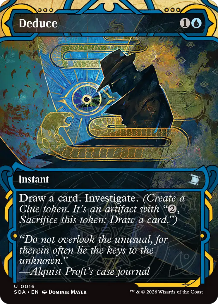 Deduce - Uncommon Instant card from Secrets of Strixhaven Mystical Archive