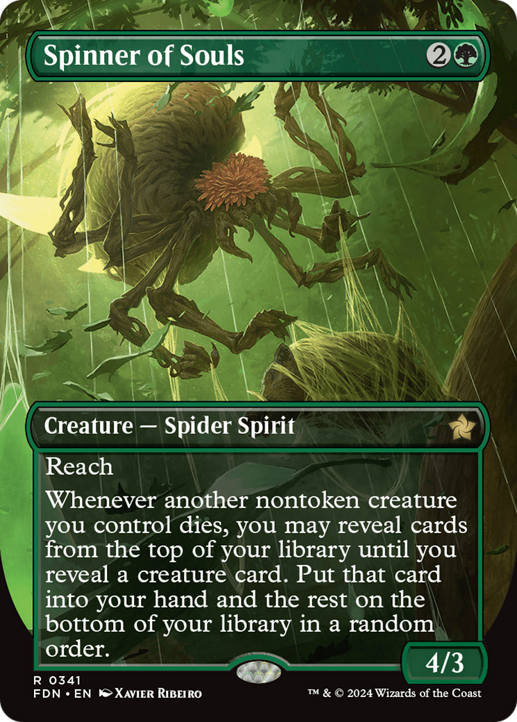 Spinner of Souls - Rare Creature — Spider Spirit card from Foundations