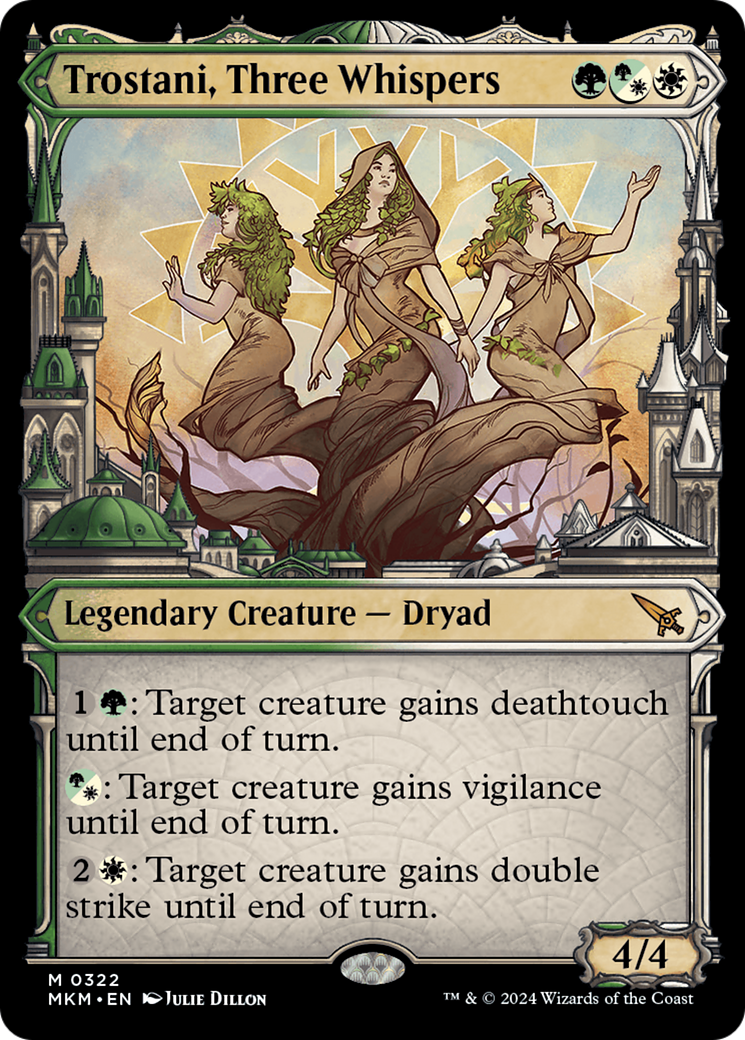 Trostani, Three Whispers - Mythic Legendary Creature — Dryad card from Murders at Karlov Manor