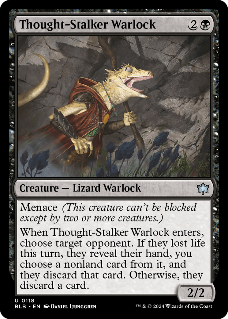 Thought-Stalker Warlock - Creature — Lizard Warlock used in 50.0% of Orzhov sideboards