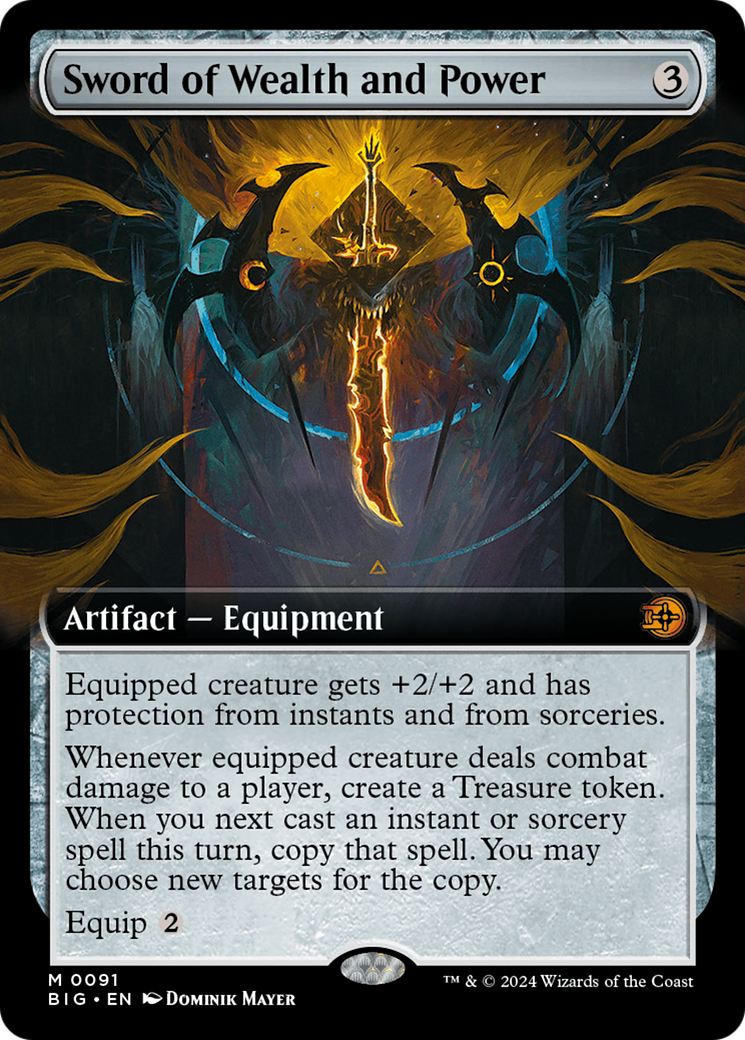 Sword of Wealth and Power - Mythic Artifact — Equipment card from The Big Score