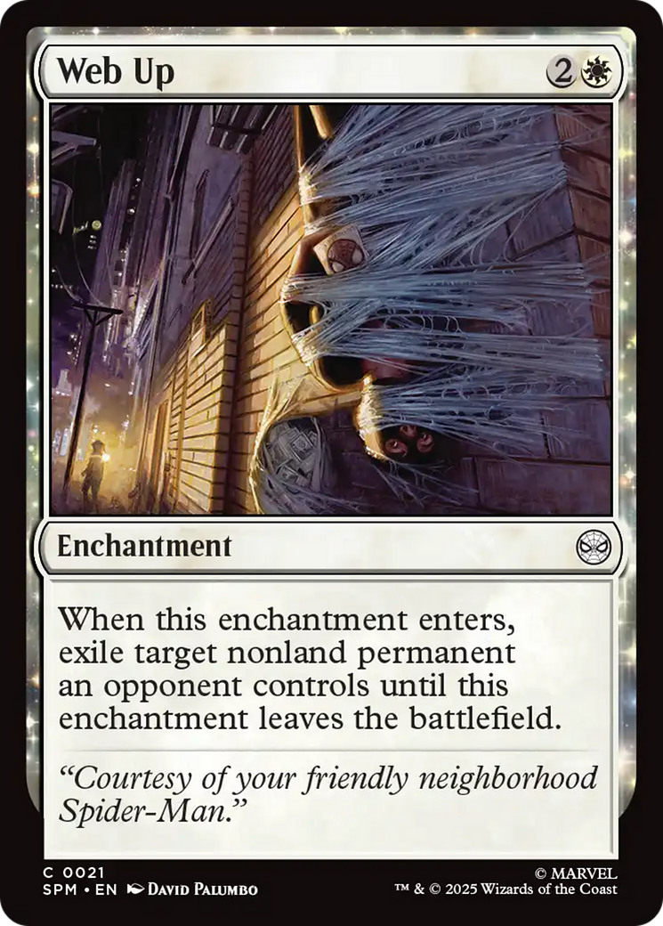Web Up - Common Enchantment card from Marvel's Spider-Man
