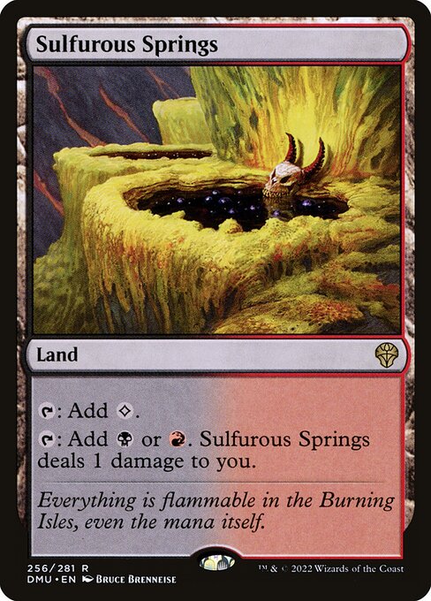 Sulfurous Springs - Rare card from DMU
