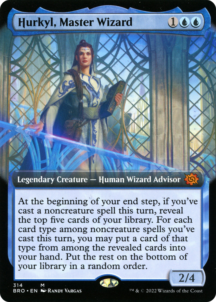 Hurkyl, Master Wizard - Mythic Legendary Creature — Human Wizard Advisor card from The Brothers' War