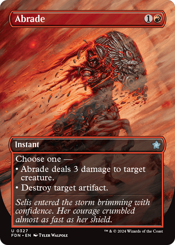 Abrade - Uncommon Instant card from Foundations