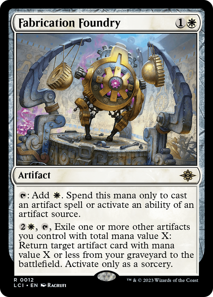 Fabrication Foundry - Rare Artifact card from The Lost Caverns of Ixalan