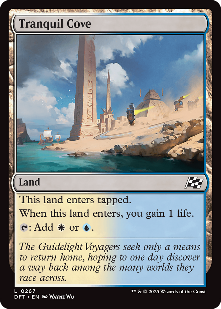 Tranquil Cove - Common Land card from Aetherdrift