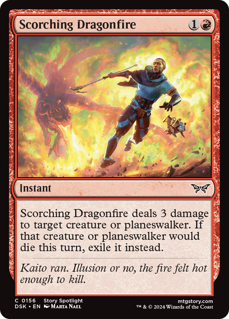 Scorching Dragonfire - Instant used in 66.7% of Jeskai Control sideboards