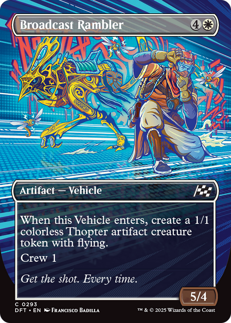 Broadcast Rambler - Common Artifact — Vehicle card from Aetherdrift