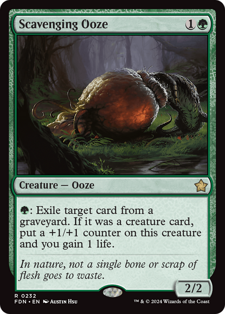 Scavenging Ooze - Creature — Ooze used in 80.0% of Simic sideboards