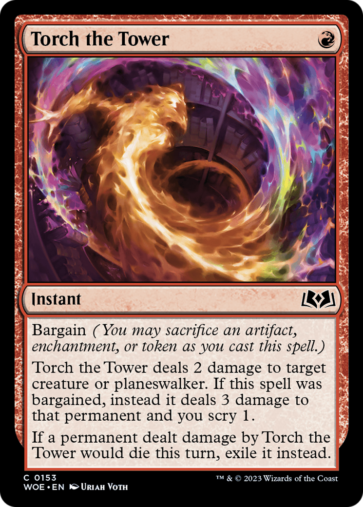 Torch the Tower - Instant used in 87.0% of Izzet sideboards