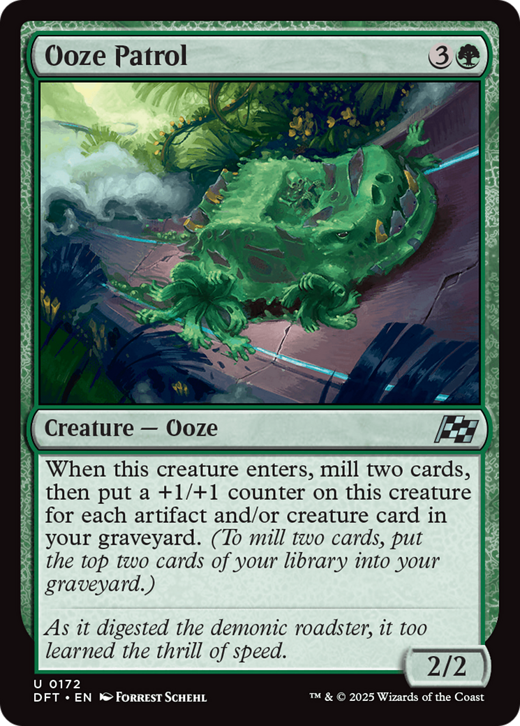 Ooze Patrol - Uncommon Creature — Ooze card from Aetherdrift