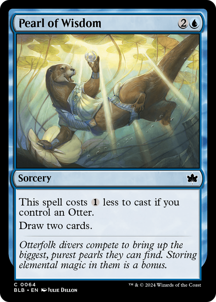 Pearl of Wisdom - Common Sorcery card from Bloomburrow