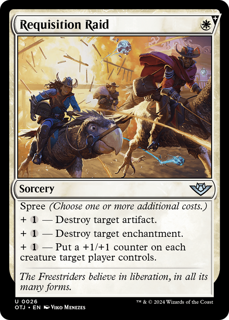 Requisition Raid - Uncommon Sorcery card from Outlaws of Thunder Junction