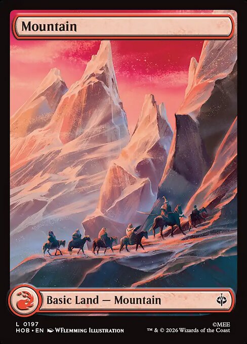 Mountain - Common card from The Hobbit