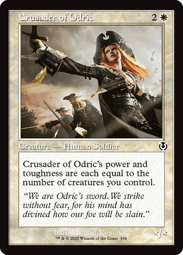 Crusader of Odric - Common Creature — Human Soldier card from Innistrad Remastered