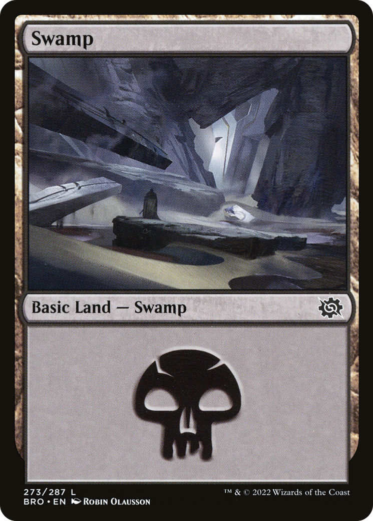 Swamp - Common Basic Land — Swamp card from The Brothers' War