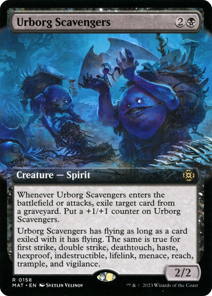 Urborg Scavengers - Rare Creature — Spirit card from March of the Machine: The Aftermath