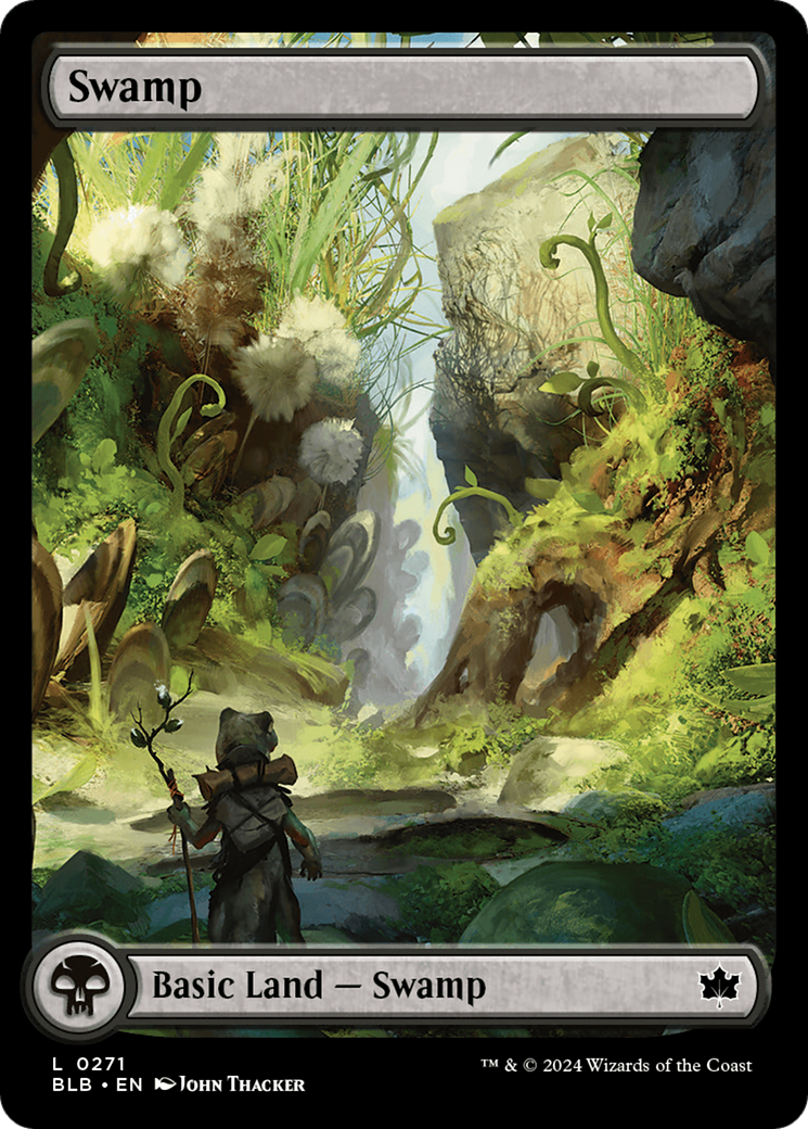 Swamp - Common Basic Land — Swamp card from Bloomburrow