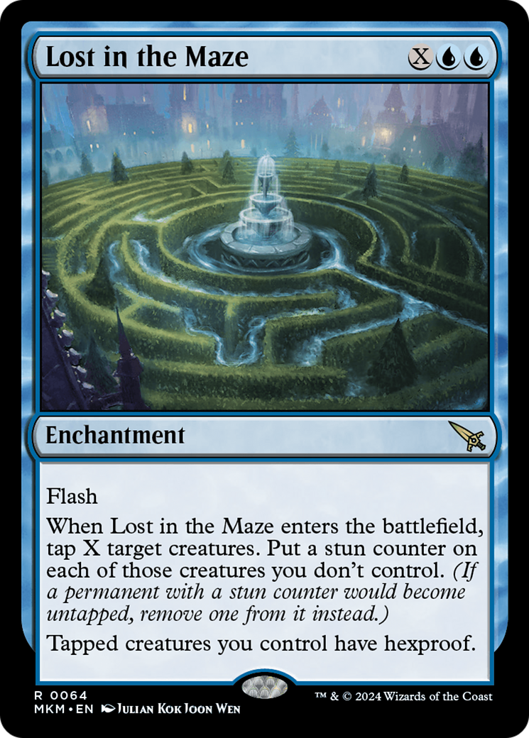 Lost in the Maze - Rare Enchantment card from Murders at Karlov Manor