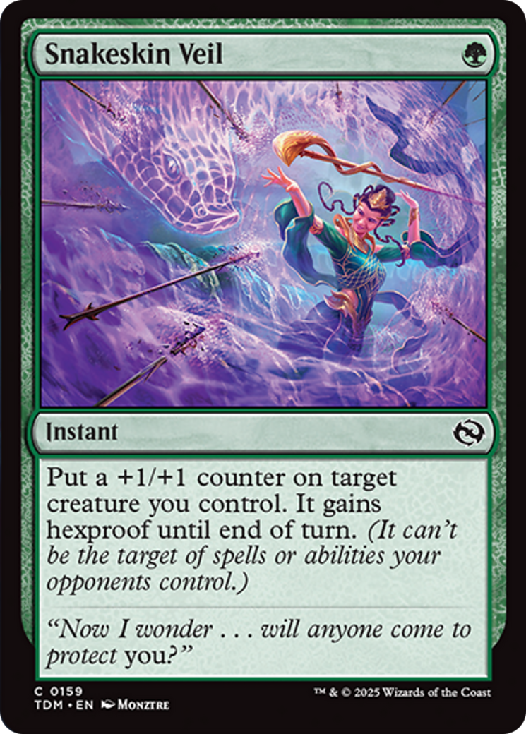 Snakeskin Veil - Common Instant card from Tarkir: Dragonstorm