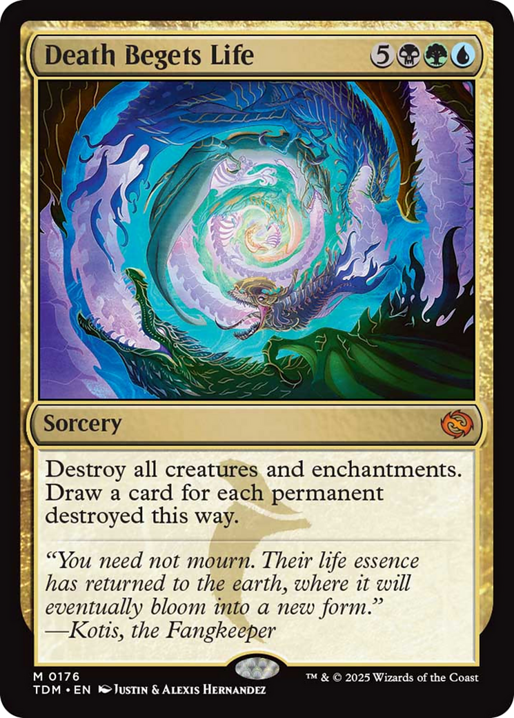 Death Begets Life - Mythic Sorcery card from Tarkir: Dragonstorm