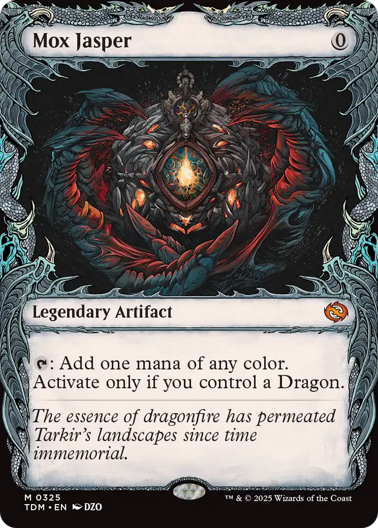 Mox Jasper - Mythic Legendary Artifact card from Tarkir: Dragonstorm