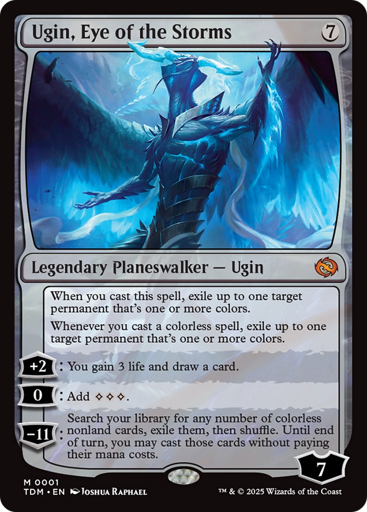 Ugin, Eye of the Storms - Mythic Legendary Planeswalker — Ugin card from Tarkir: Dragonstorm